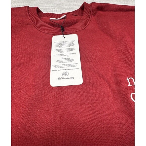 No Prince Charming Write Your Own Fairytale Sweatshirt Sz XS - Picture 2 of 6